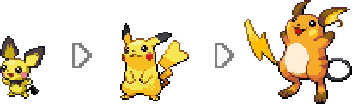 pikachu evolution line